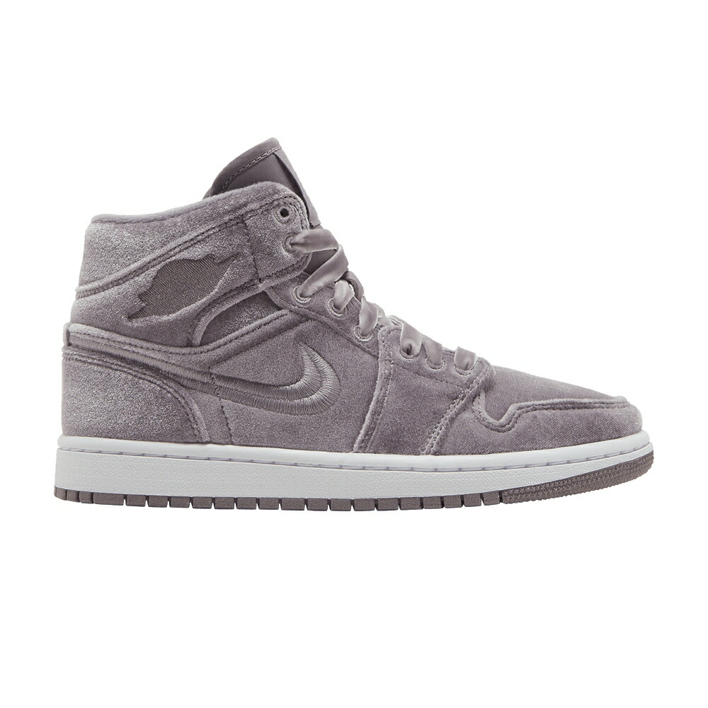 ナイキ ミッド 紫 パープル 白色 ホワイト エアジョーダン PURPLE VELVET スニーカー レディース AIR JORDAN WMNS AIR JORDAN 1 MID / PURPLE SMOKE PURPLE SMOKE WHITE