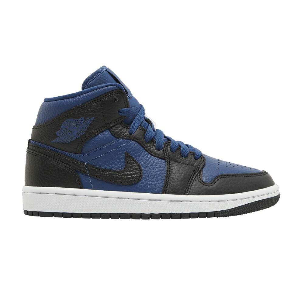 ナイキ ミッド 青色 ブルー 黒色 ブラック 白色 ホワイト エアジョーダン 'SPLIT BLUE' スニーカー レディース AIR JORDAN WMNS AIR JORDAN 1 MID SE - FRENCH / FRENCH BLUE BLACK WHITE