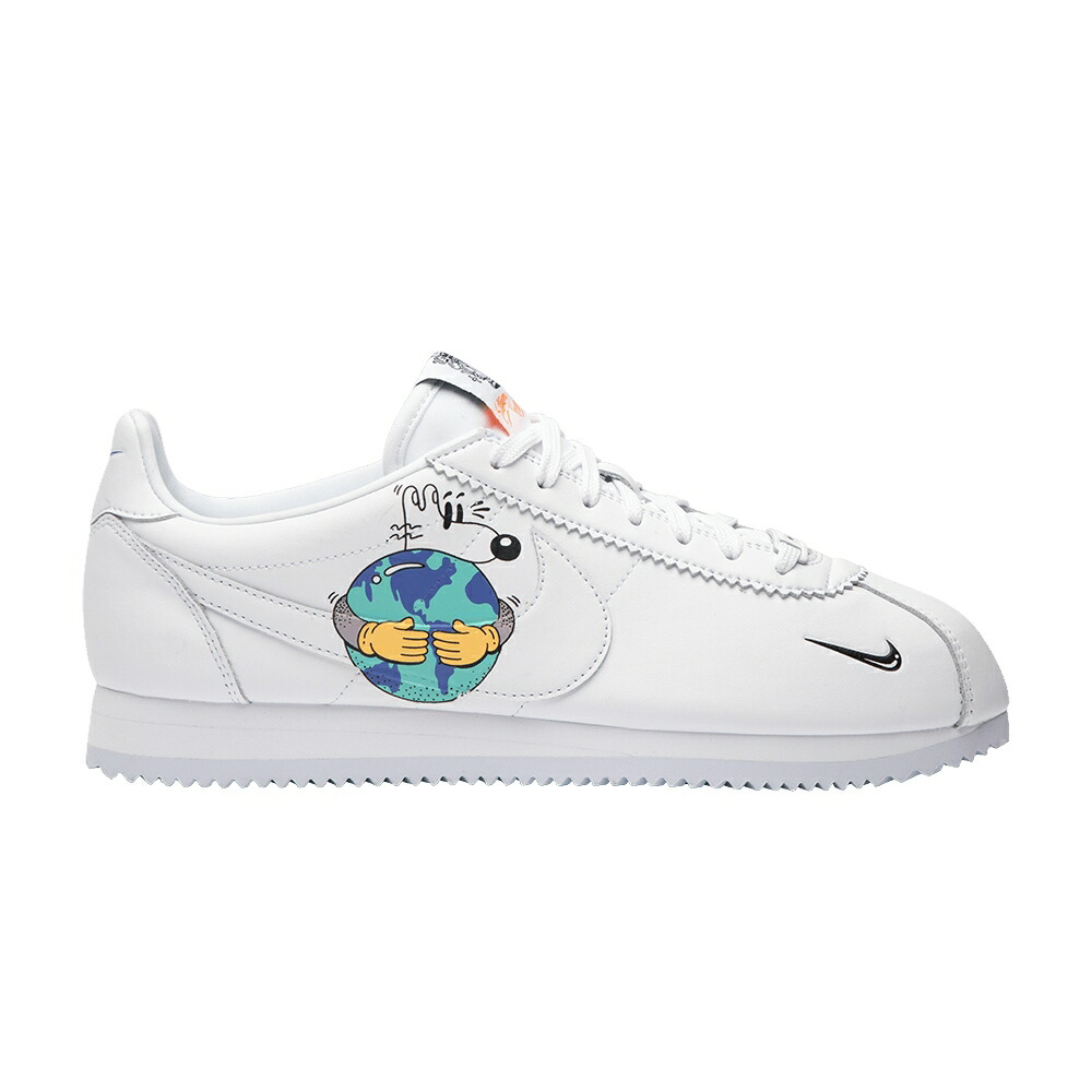 ナイキ コルテッツ 白色 ホワイト クリムゾン 'EARTH DAY' スニーカー メンズ NIKE STEVE HARRINGTON X CORTEZ FLYLEATHER QS / WHITE HYPER CRIMSON MELON TINT