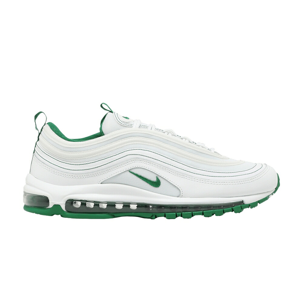 ナイキ マックス 白いこと 白いこと 緑 緑であること エア湖マックス \u0027PINE GREEN\u0027 スニーカー メンズ NIKE AIR MAX 97 / WHITE PINE GREEN