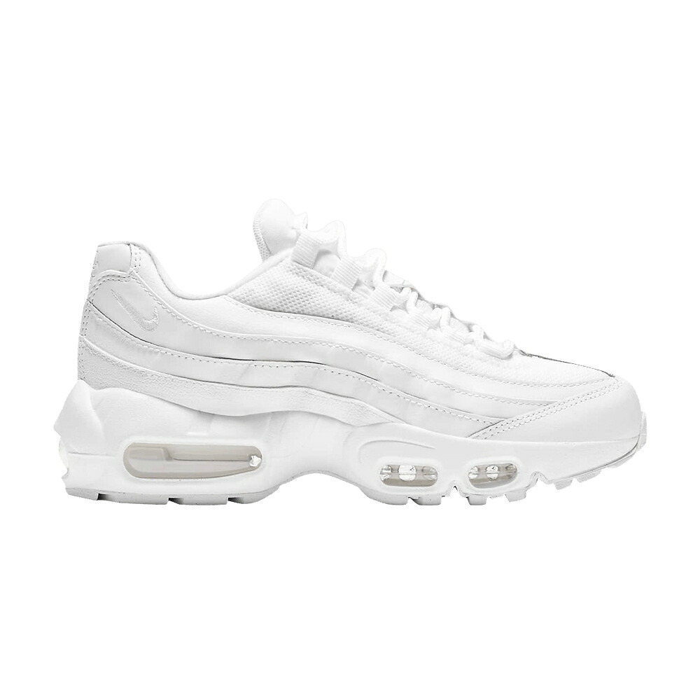 ナイキ マックス 白いこと 白いこと エア湖マックス \u0027TRIPLE WHITE\u0027 お坊っちゃん キッズ NIKE AIR MAX 95 RECRAFT GS / WHITE WHITE WHITE WHITE もの言う花 マタニティ スニーカー