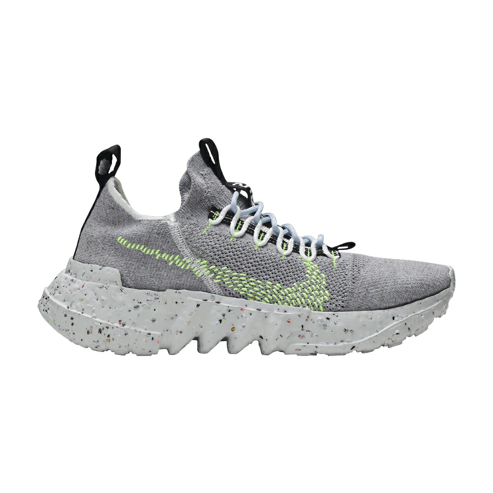 ナイキ \u0027GREY VOLT\u0027 スニーカー メンズ NIKE SPACE HIPPIE 01 /