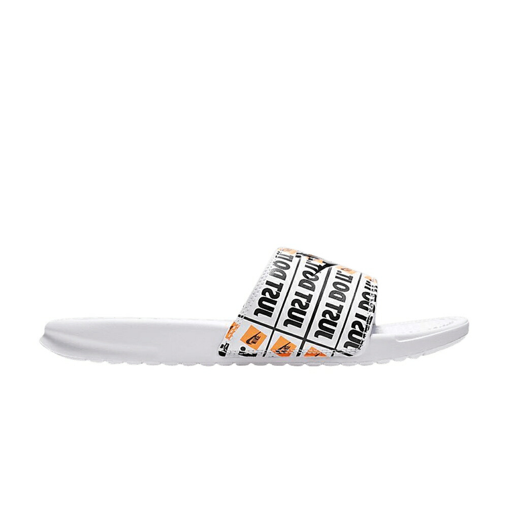 ナイキ ベナッシ サンダル 白いこと 白いこと \u0027JUST PRINT\u0027 スニーカー メンズ NIKE BENASSI SLIDE DO IT / WHITE WHITE