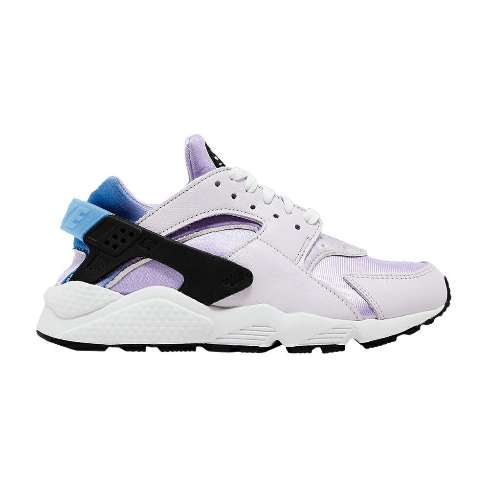ナイキ ハラチ 白色 ホワイト 黒色 ブラック 'LILAC' スニーカー レディース NIKE WMNS AIR HUARACHE / LILAC BARELY GRAPE WHITE BLACK