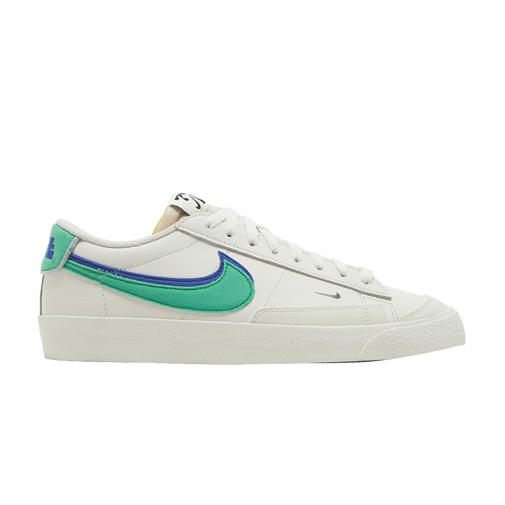 ナイキ ブレイザー スウッシュ スウォッシュ 緑 グリーン スタジアム '77 'DOUBLE ROYAL' スニーカー メンズ NIKE BLAZER LOW SE SWOOSH - PHANTOM GREEN / PHANTOM STADIUM GREEN OLD ROYAL