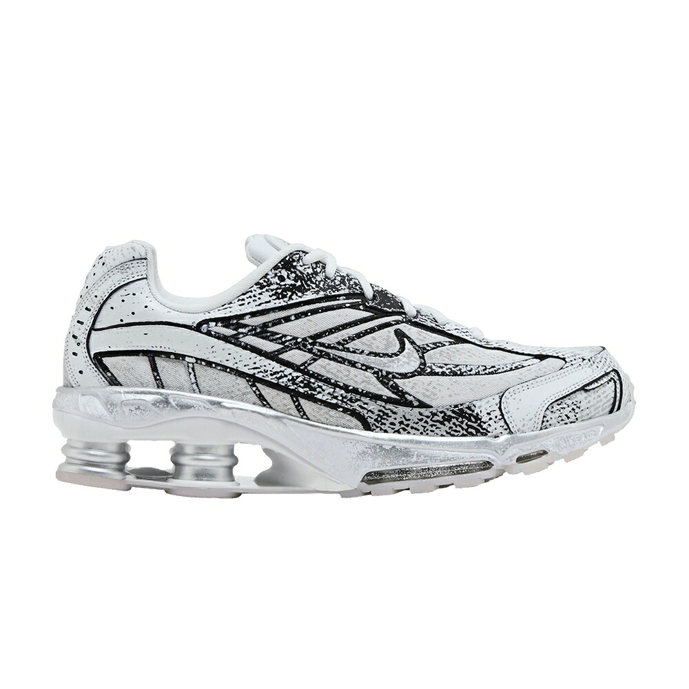ナイキ メンズ ショックス 白いこと 白いこと プラチナム 黒いこと 黒いこと MEN\u0027S \u0027METALLIC PLATINUM\u0027 スニーカー NIKE SHOX RIDE 2 / WHITE METALLIC PLATINUM BLACK