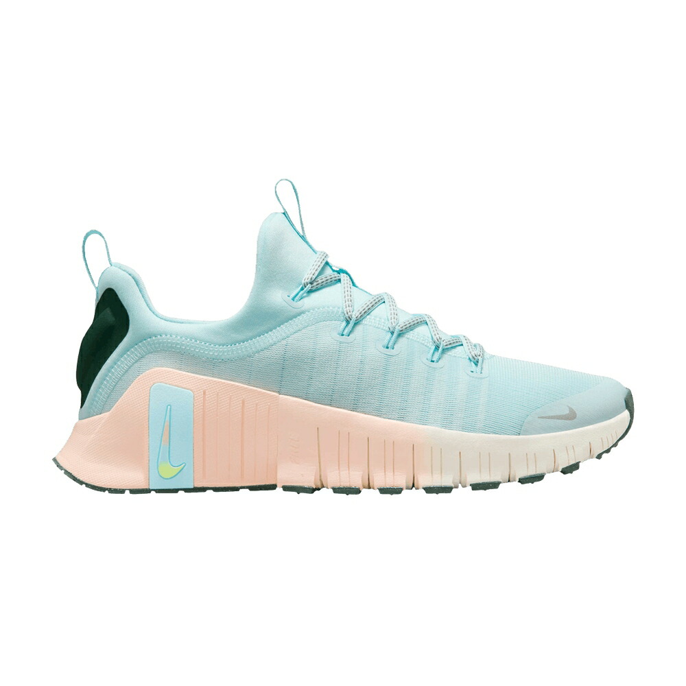ナイキ 無償性 割り増し金 青碧 青碧 \u0027GLACIER CORAL\u0027 スニーカー レディース NIKE WMNS FREE METCON 6 PREMIUM BLUE WASHED / GLACIER BLUE WASHED CORAL