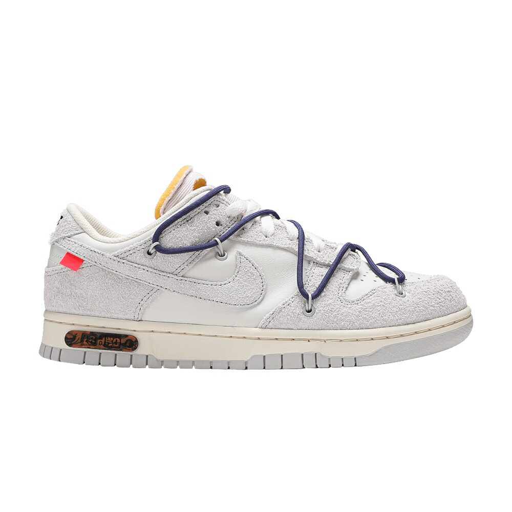 ナイキ オフホワイト ダンク 灰色 グレー ダンクロー LOT 50 スニーカー メンズ NIKE OFF-WHITE X DUNK LOW 18 OF / SAIL NEUTRAL GREY
