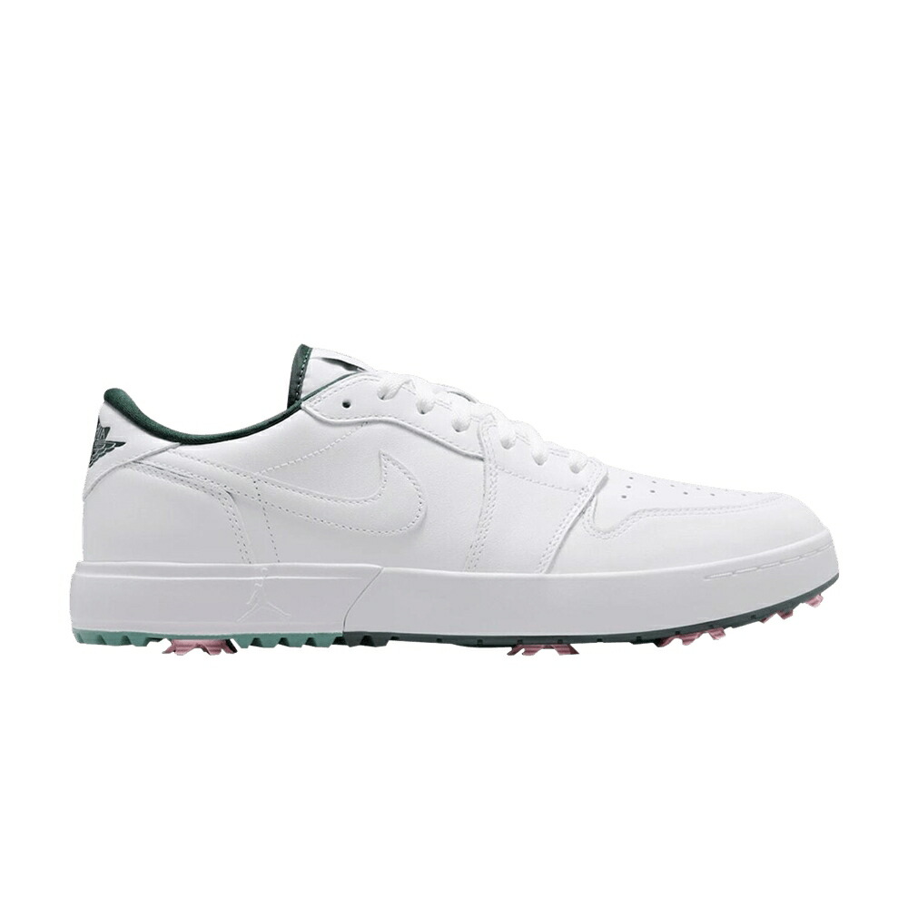 ナイキ ゴルフ 白いこと 白いこと 黒いこと 黒いこと エアジョーダン \u0027WHITE FIR\u0027 スニーカー メンズ AIR JORDAN AIR JORDAN 1 LOW GOLF SPIKED / WHITE FIR BLACK WHITE