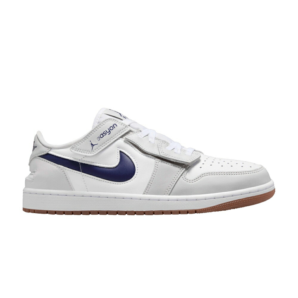 ナイキ 白色 ホワイト 灰色 グレー エアジョーダン 'GEORGETOWN' スニーカー メンズ AIR JORDAN AIR JORDAN 1 LOW FLYEASE / WHITE NEUTRAL GREY GUM MEDIUM