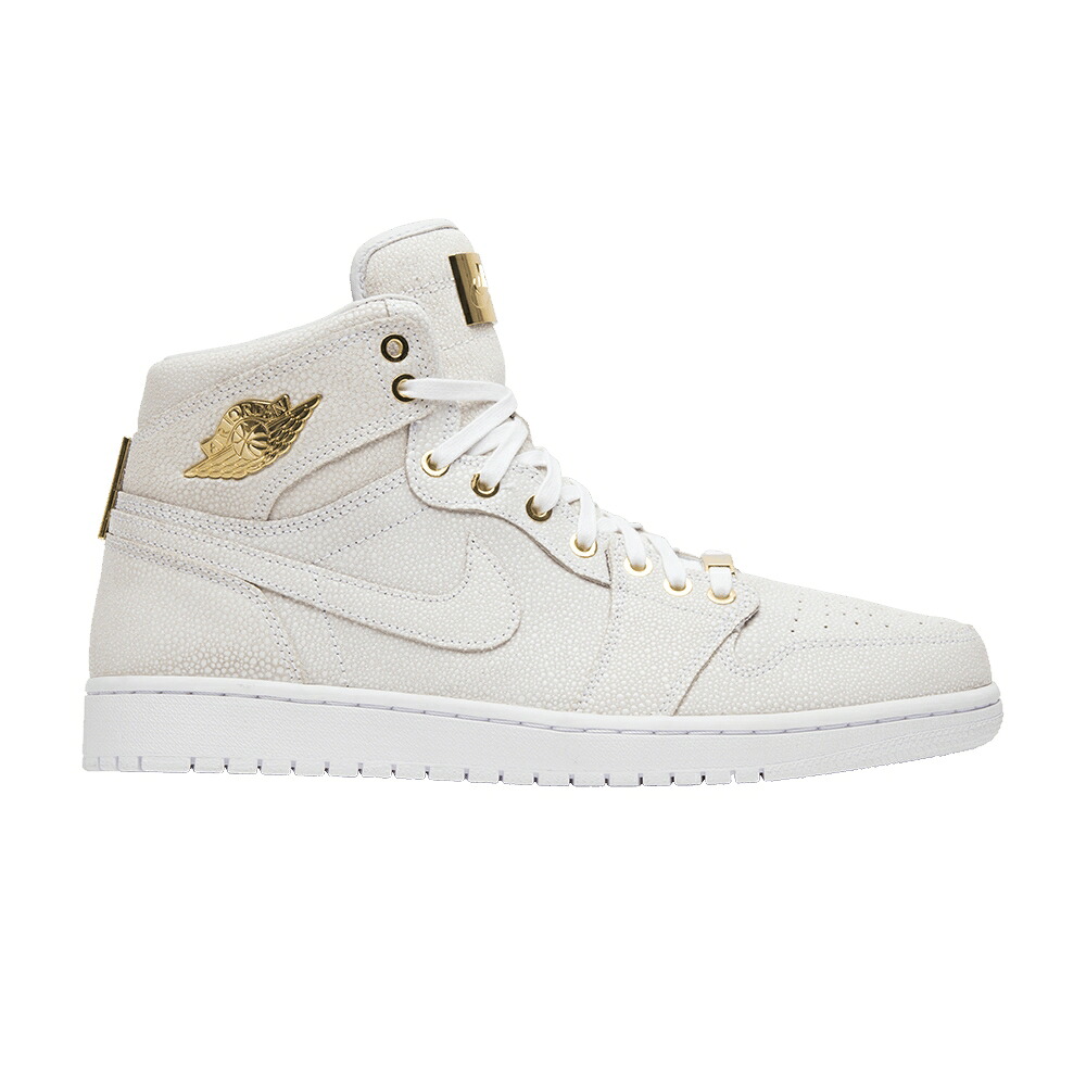 ナイキ ご機嫌 白いこと 白いこと ゴールド エアジョーダン \u0027PINNACLE\u0027 スニーカー メンズ AIR JORDAN AIR JORDAN 1 RETRO HIGH OG / WHITE METALLIC GOLD