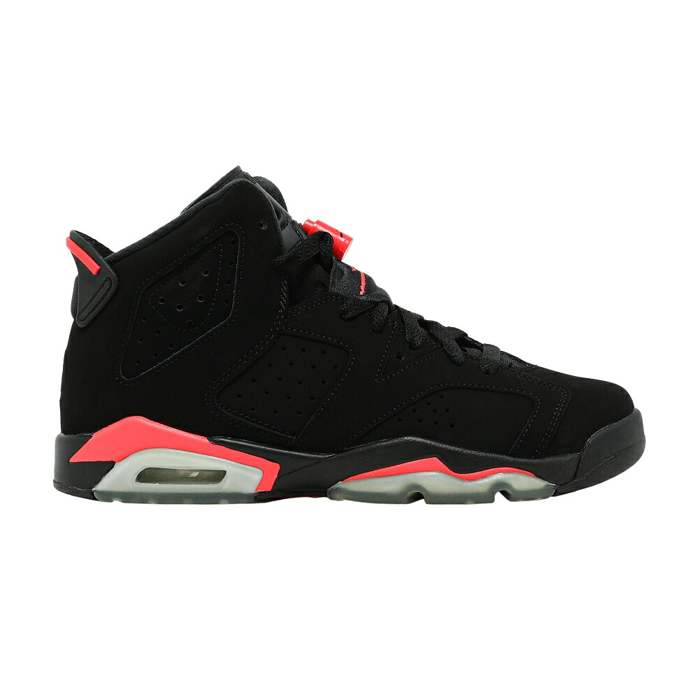 ナイキ 黒いこと 黒いこと エアジョーダン \u0027INFRARED\u0027 スニーカー メンズ AIR JORDAN AIR JORDAN 6 RETRO BG 2014 / BLACK INFRARED 23