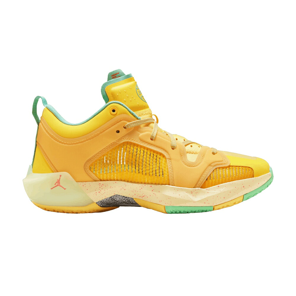ナイキ レーザー 橙 オレンジ エアジョーダン 'EYBL' スニーカー メンズ AIR JORDAN AIR JORDAN 37 LOW PF / CITRON PULSE LASER ORANGE CITRON