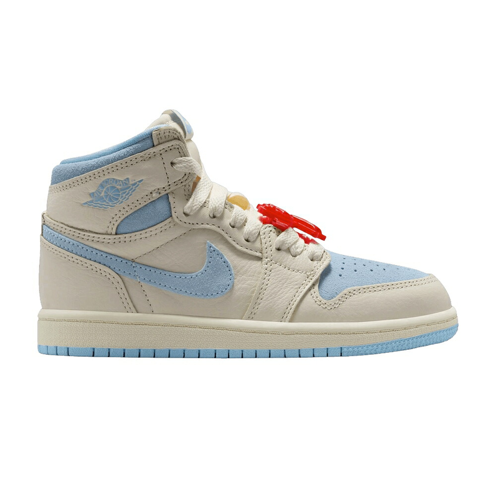 ナイキ 御機嫌 象牙色 青碧 青碧 エアジョーダン \u0027PALE BLUE\u0027 お坊っちゃん キッズ AIR JORDAN AIR JORDAN 1 RETRO HIGH OG なおなお書き IVORY PSYCHIC / PALE IVORY PSYCHIC BLUE COCONUT もの言う花 マタニティ スニーカー