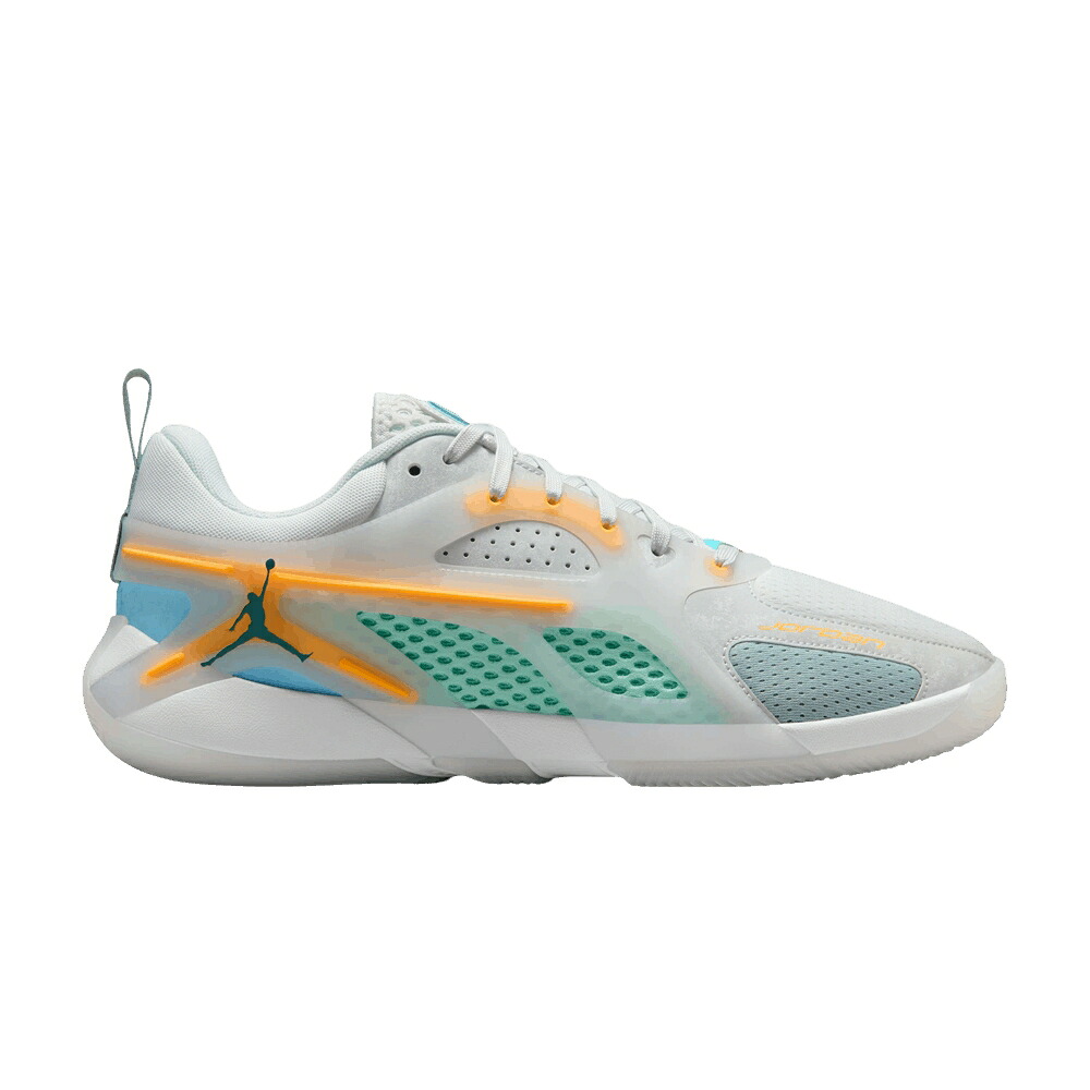 ナイキ 白色 ホワイト レーザー 橙 オレンジ エアジョーダン 'OFF ORANGE' スニーカー メンズ AIR JORDAN AIR JORDAN HEIR PF WHITE MINERAL TEAL / OFF WHITE LASER ORANGE OCEAN｜スニケス