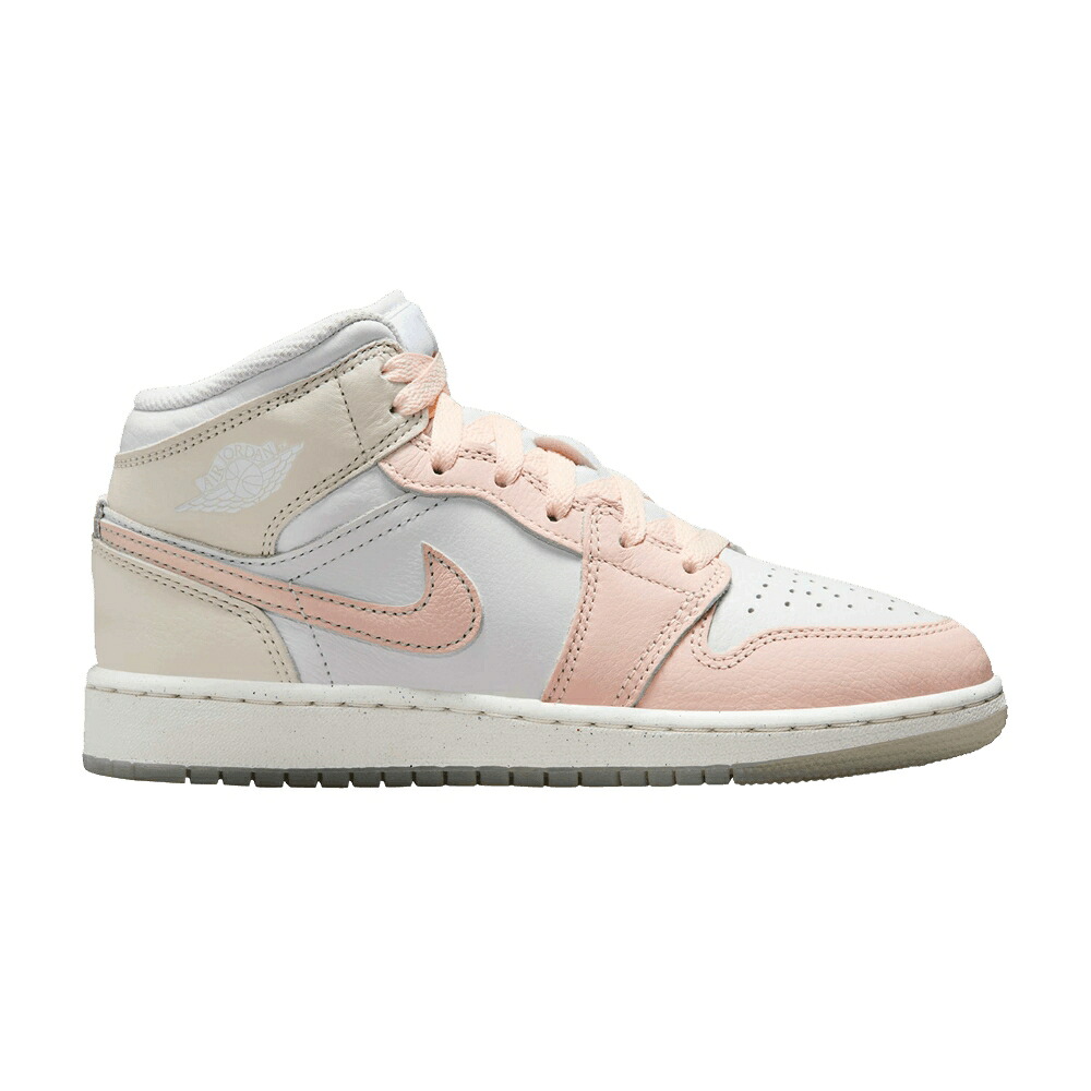 ナイキ ミッド エアジョーダン \u0027SAIL ICE\u0027 御坊っちゃん キッズ AIR JORDAN AIR JORDAN 1 MID GS GUAVA / SAIL GUAVA ICE SEA GLASS GLACIER もの言う花 マタニティ スニーカー