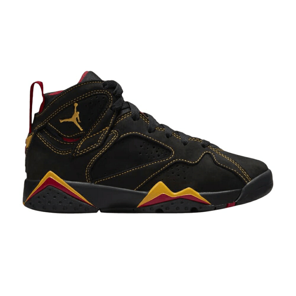 ナイキ 黒色 ブラック 赤 レッド エアジョーダン 'CITRUS' ジュニア キッズ AIR JORDAN AIR JORDAN 7 RETRO GS 2022 / BLACK CITRUS VARSITY RED ベビー マタニティ スニーカー