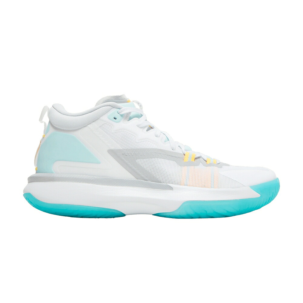 ナイキ 活動的 白いこと 白いこと レーザ 橙 オレンジ色 エアジョーダン \u0027WHITE TURQUOISE\u0027 スニーカー メンズ AIR JORDAN AIR JORDAN ZION 1 DYNAMIC / WHITE LASER ORANGE DYNAMIC