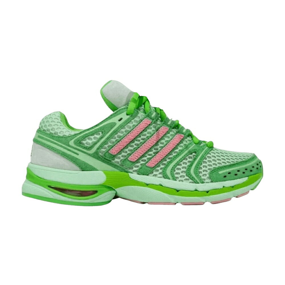 アディダス 緑 緑であること サクラ色 2.0 \u0027CUPCAKE\u0027 スニーカー メンズ ADIDAS UNHEARDOF X ADISTAR CONTROL 5 PIGGY RUNNER / GREEN LIGHT PINK GREEN