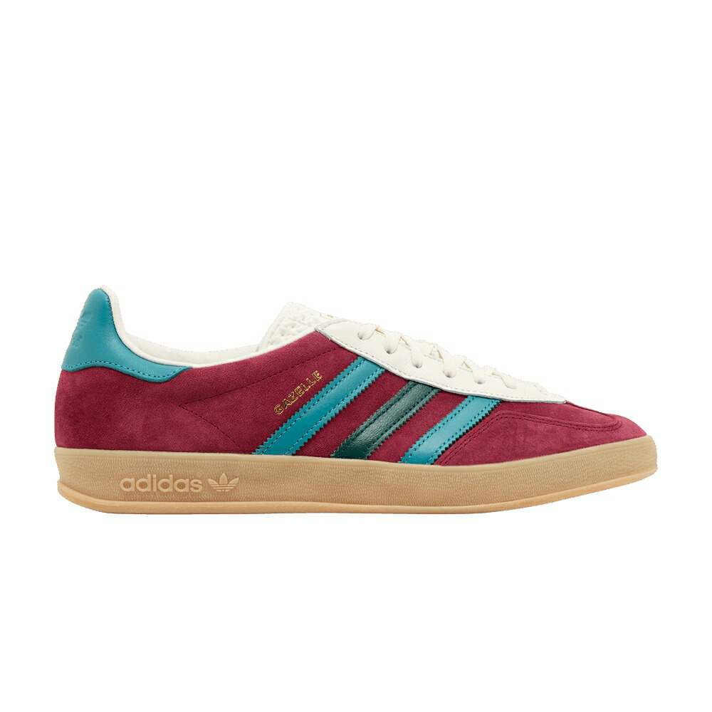 アディダス ガゼル ぶどう酒色 バーガンディー \u0027COLLEGIATE GREEN\u0027 スニーカー メンズ ADIDAS GAZELLE BURGUNDY / COLLEGIATE BURGUNDY ARCTIC