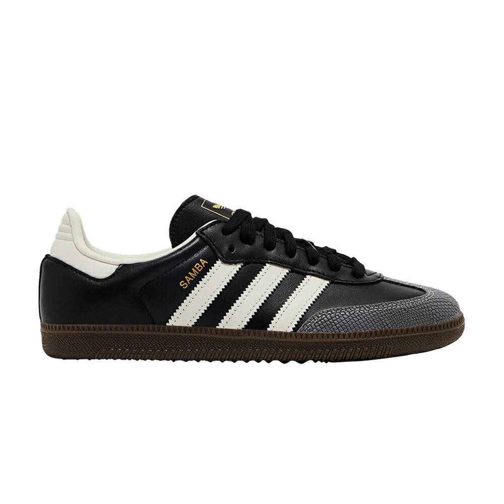 アディダス サンバ 白いこと 白いこと 中核グループ 黒いこと 黒いこと ゴールド \u0027BLACK SNAKESKIN\u0027 スニーカー レディース ADIDAS WMNS SAMBA OG OFF WHITE / CORE BLACK OFF WHITE GOLD