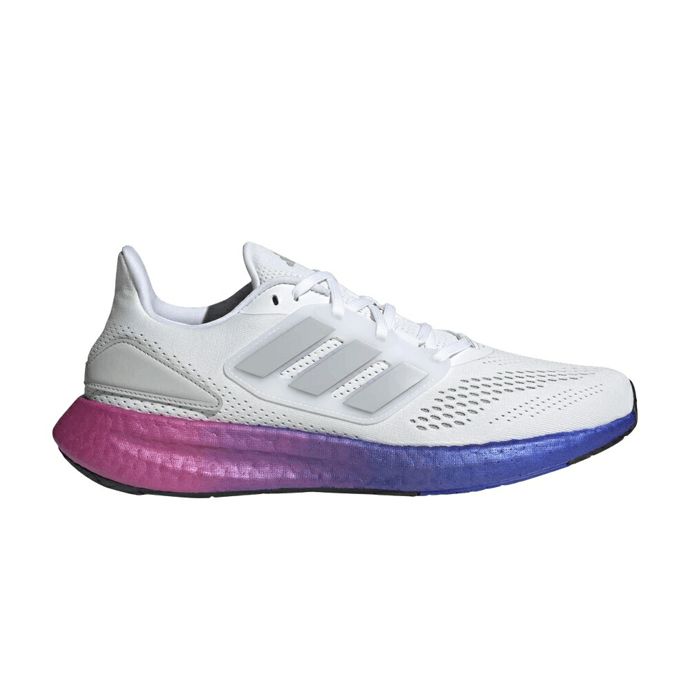 アディダス 青色 ブルー 白色 ホワイト 灰色 グレー WHITE GRADIENT スニーカー メンズ ADIDAS PUREBOOST 22 LUCID BLUE / CLOUD WHITE GREY TWO LUCID BLUE
