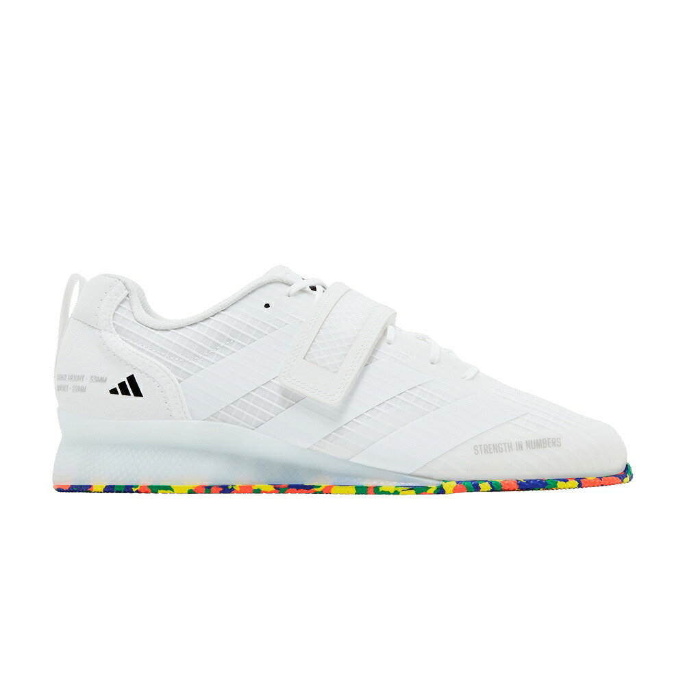 アディダス 白いこと 白いこと 中核グループ \u0027WHITE SOLE\u0027 スニーカー メンズ ADIDAS ADIPOWER WEIGHTLIFTING 3 MULTI-COLOR / CLOUD WHITE CLOUD WHITE CORE