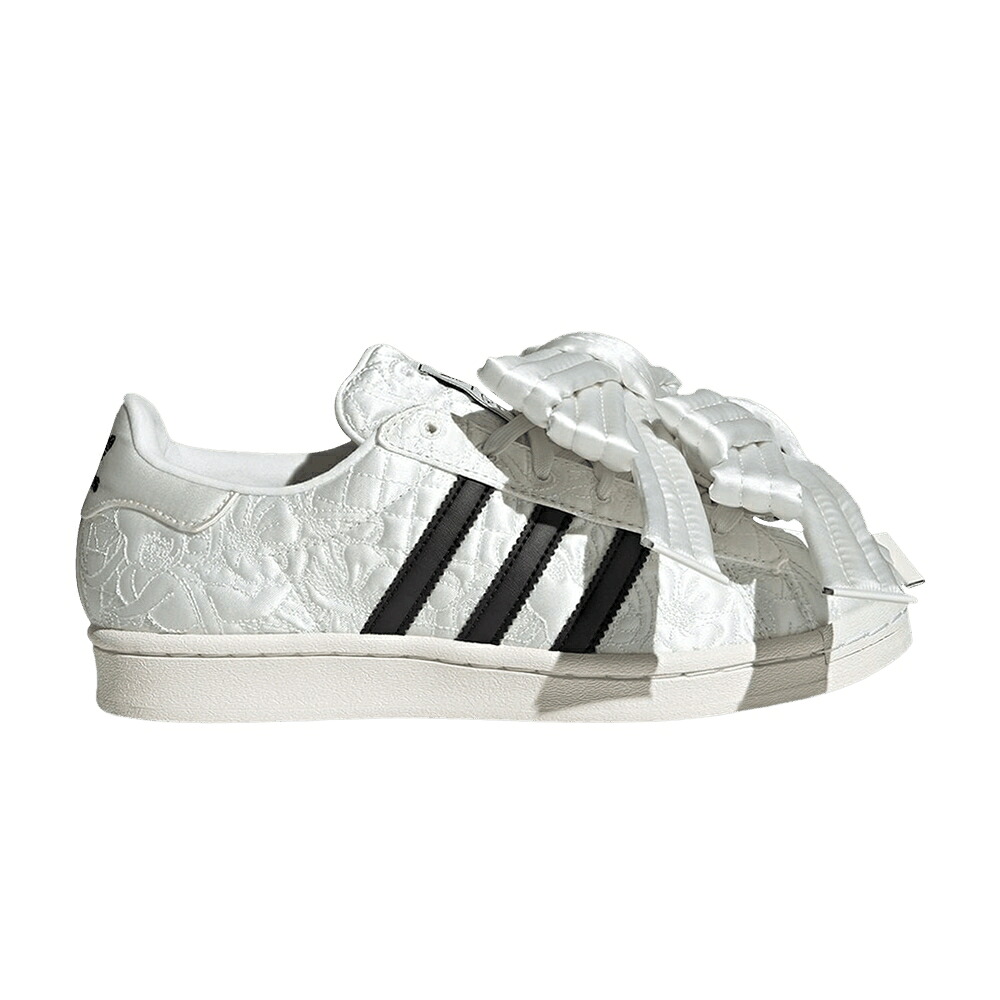 アディダス はやりっ児 白いこと 白いこと 中核グループ 黒いこと 黒いこと \u0027WHITE BLACK\u0027 スニーカー レディース ADIDAS CAROLINE HU X WMNS SUPERSTAR / CLOUD WHITE CORE BLACK CLOUD