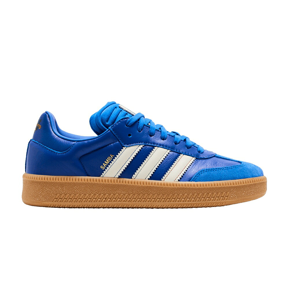 アディダス サンバ 青色 ブルー 白色 ホワイト 'PARIS OLYMPICS' スニーカー メンズ ADIDAS SAMBA XLG / BLUE CLOUD WHITE GUM