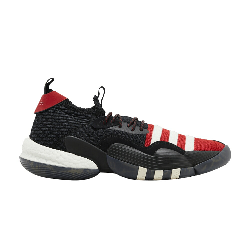 アディダス 中核グループ 黒いこと 黒いこと \u0027CHINESE YEAR\u0027 スニーカー メンズ ADIDAS TRAE YOUNG 2 NEW / CORE BLACK BETTER SCARLET OFF