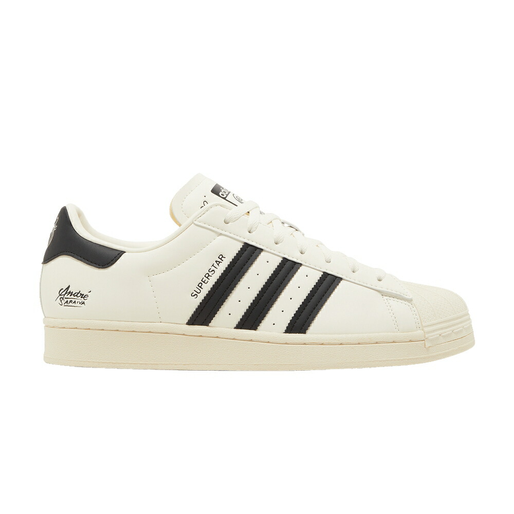 アディダス スーパースター 白色 ホワイト コア CHALK BLACK スニーカー メンズ ADIDAS ANDR SARAIVA X SUPERSTAR WHITE / CHALK WHITE CHALK WHITE CORE