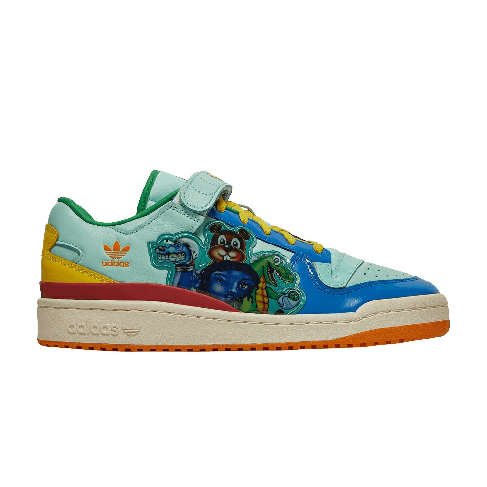 アディダス フォーラム BENCHMATES スニーカー メンズ ADIDAS KERWIN FROST X FORUM LOW / CLEAR MINT MULTI COLOR MULTI