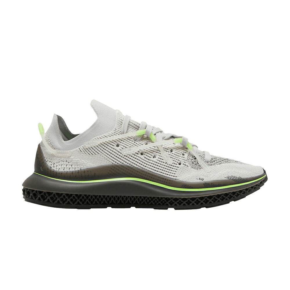 アディダス 灰色 グレー コア 黒色 ブラック 緑 グリーン 'GREY GREEN' スニーカー メンズ ADIDAS 4D FUSIO SIGNAL / GREY ONE CORE BLACK SIGNAL GREEN