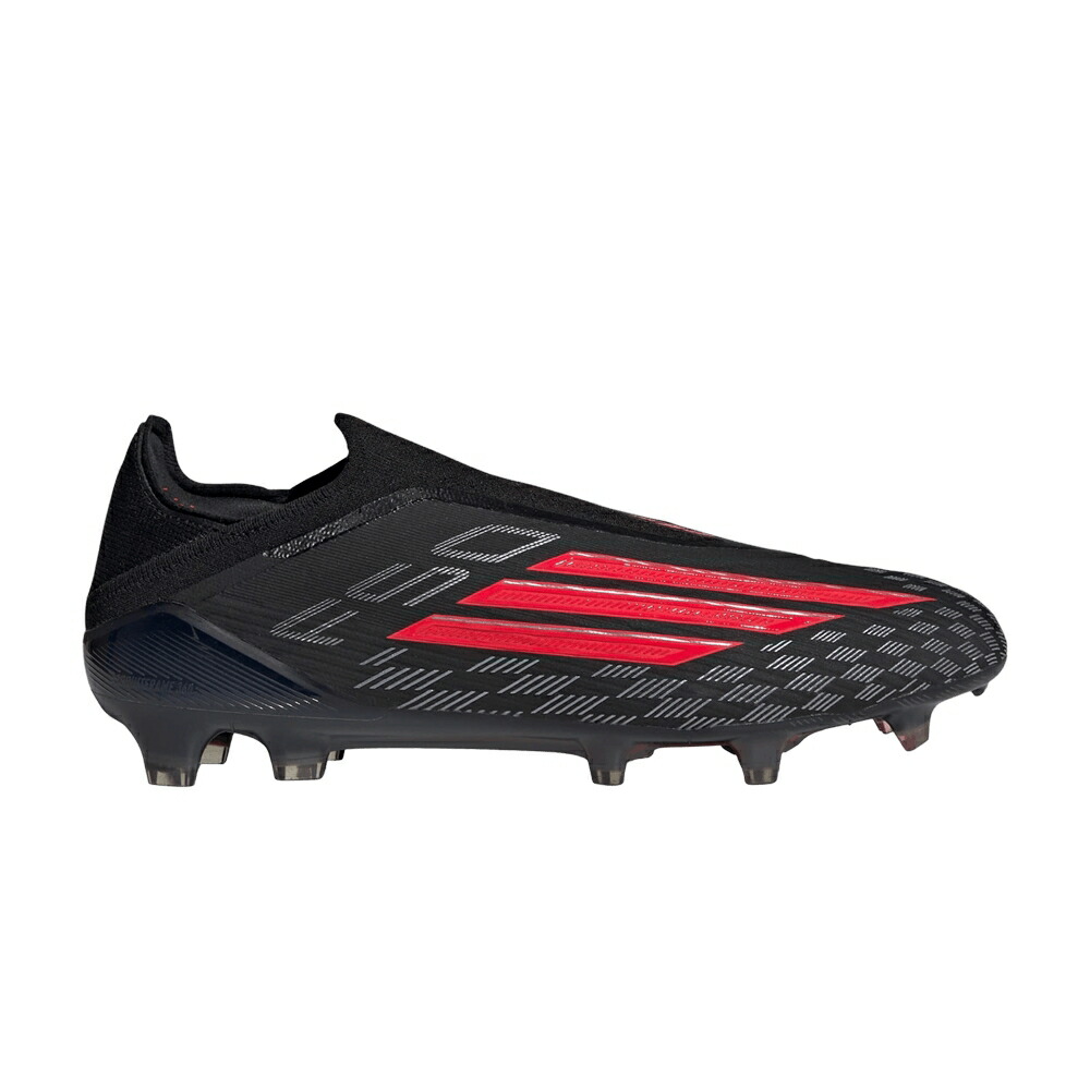 アディダス エリート 黒色 ブラック 赤 レッド コア CORE BLACK スニーカー メンズ ADIDAS F50 ELITE LACELESS FG BLACK LUCID RED CORE / CORE BLACK LUCID RED CORE BLACK