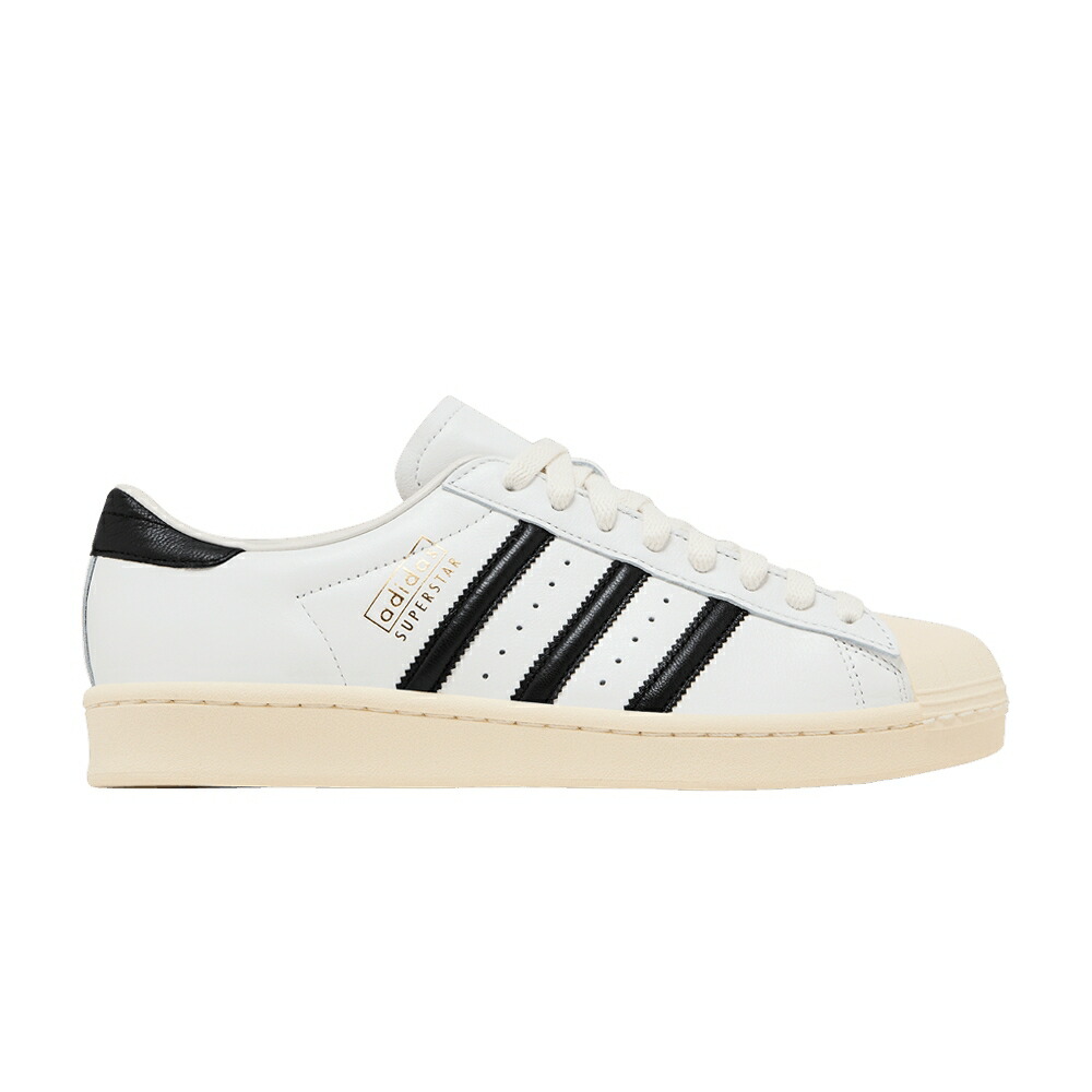 アディダス スーパースター ビンテージ ヴィンテージ コア 白色 ホワイト 黒色 ブラック クリーム WHITE BLACK スニーカー メンズ ADIDAS SUPERSTAR VINTAGE MADE IN GERMANY / CORE WHITE CORE BLACK CREAM
