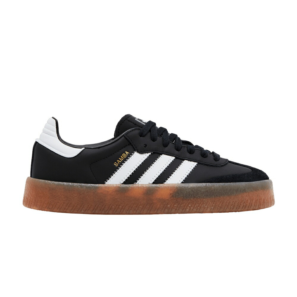 アディダス 白色 ホワイト コア 黒色 ブラック ゴールド 'BLACK GUM' スニーカー レディース ADIDAS WMNS SAMBAE WHITE / CORE BLACK CLOUD WHITE GOLD