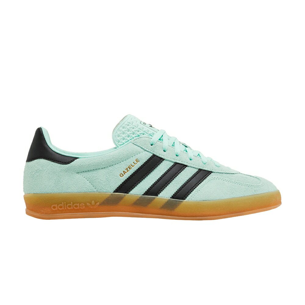 アディダス ガゼル 黒いこと 黒いこと 中核グループ \u0027CLEAR GUM\u0027 スニーカー メンズ ADIDAS GAZELLE INDOOR MINT BLACK / CLEAR MINT CORE BLACK GUM