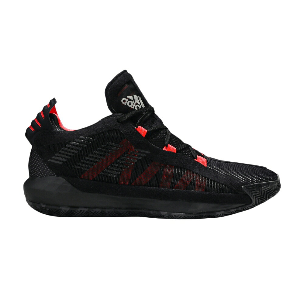 アディダス コア 黒色 ブラック ショック 赤 レッド 'RUTHLESS' スニーカー メンズ ADIDAS DAME 6 / CORE BLACK CORE BLACK SHOCK RED｜スニケス 835,200円