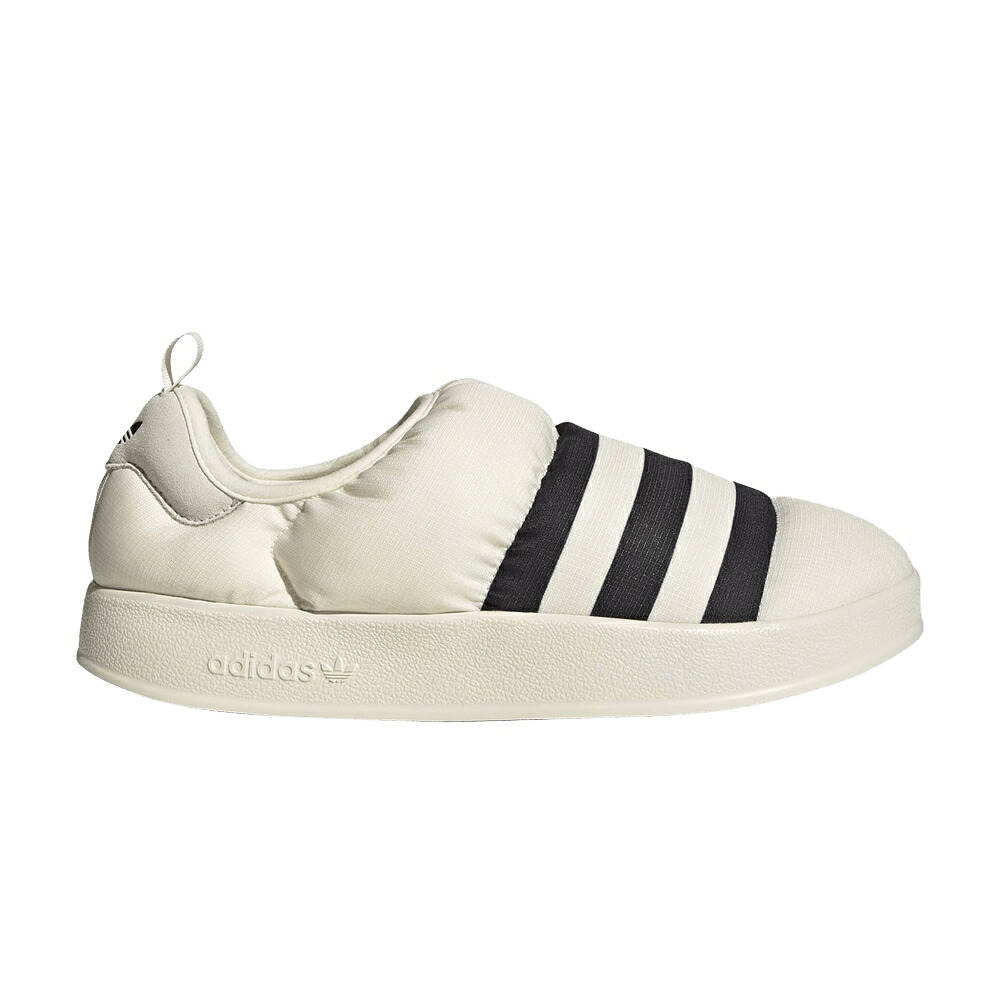 アディダス 白色 ホワイト コア 黒色 ブラック 'OFF BLACK' スニーカー メンズ ADIDAS PUFFYLETTE WHITE / OFF WHITE CORE BLACK OFF WHITE｜スニケス
