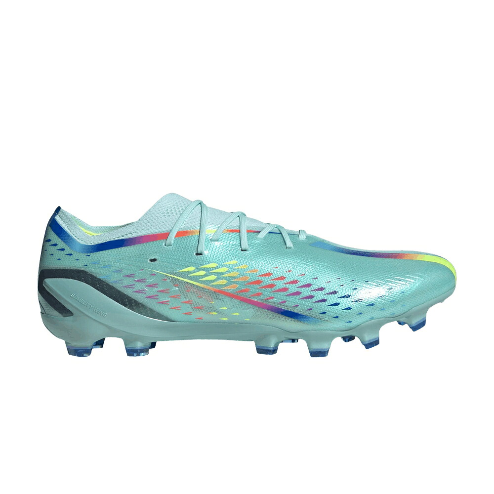 アディダス アクア 赤 赤いこと 力強さ 青み 青色 SPEEDPORTAL.1 \u0027AL AQUA\u0027 スニーカー メンズ ADIDAS X AG RIHLA PACK - CLEAR / CLEAR AQUA SOLAR RED POWER BLUE