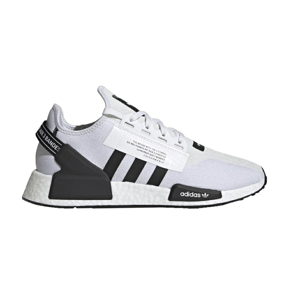 アディダス 白いこと 白いこと 中核グループ 黒いこと 黒いこと NMD_R1 \u0027CLOUD BLACK\u0027 スニーカー メンズ ADIDAS V2 WHITE CORE / CLOUD WHITE CORE BLACK CORE
