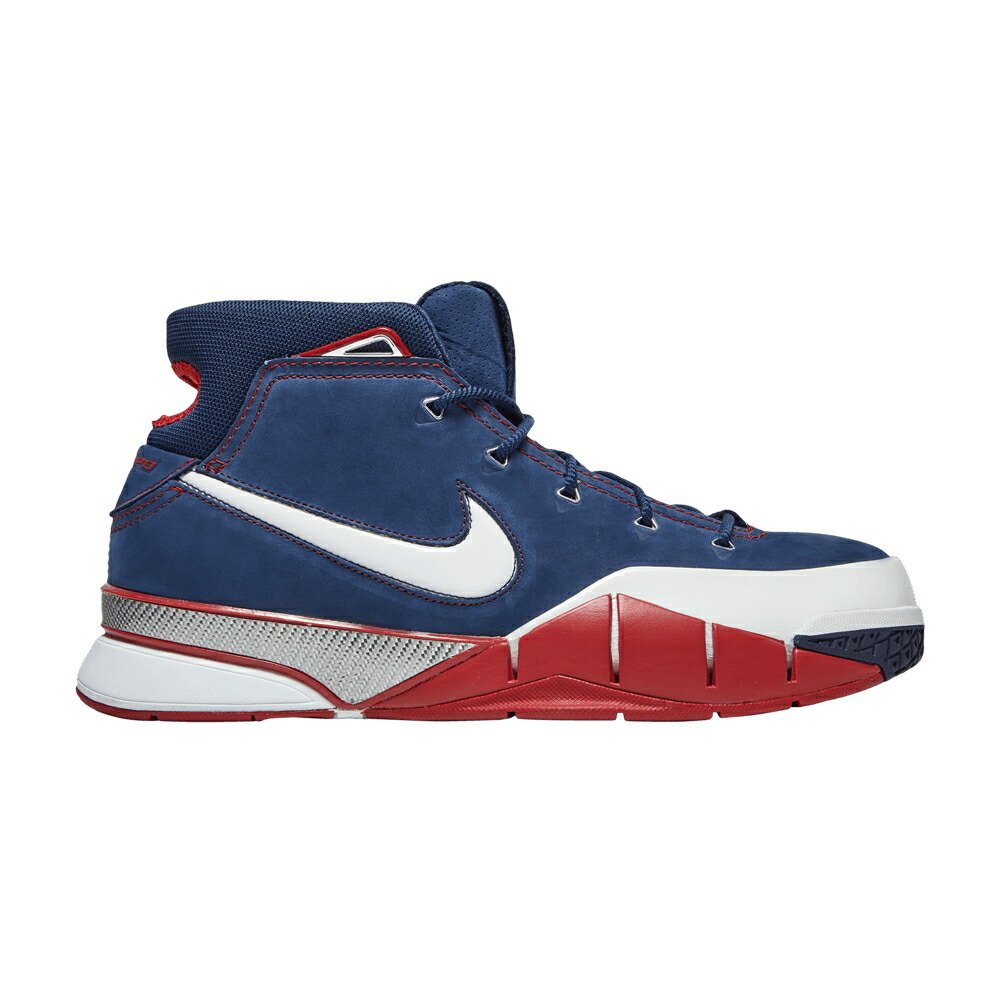 ナイキ ズーム コービー プロトロ 紺色 ネイビー 白色 ホワイト 赤 レッド USA スニーカー メンズ NIKE ZOOM KOBE 1 PROTRO 2018 / MIDNIGHT NAVY WHITE VARSITY RED
