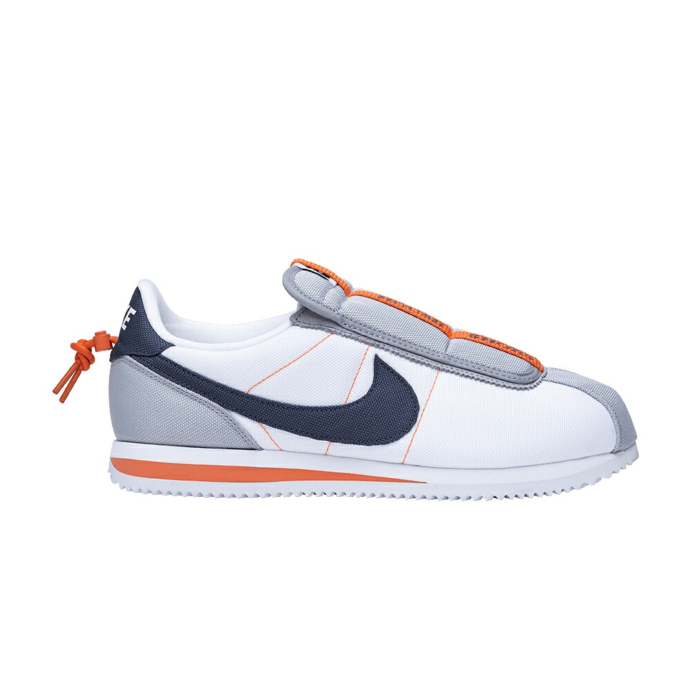 ナイキ コルテッツ 白いこと 白いこと サンダー 青味 青み 薄墨色 薄墨色 \u0027HOUSE SHOES\u0027 スニーカー メンズ NIKE KENDRICK LAMAR X CORTEZ ベーシック SLIP / WHITE THUNDER BLUE WOLF GREY