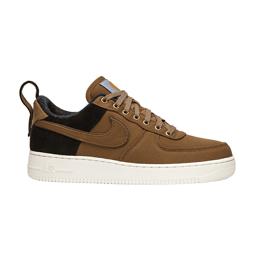 ナイキ 割り増し金 赤銅色 赤銅色 空軍 \u002707 \u0027ALE BROWN\u0027 スニーカー メンズ NIKE CARHARTT WIP X AIR FORCE 1 PREMIUM / ALE BROWN ALE BROWN SAIL