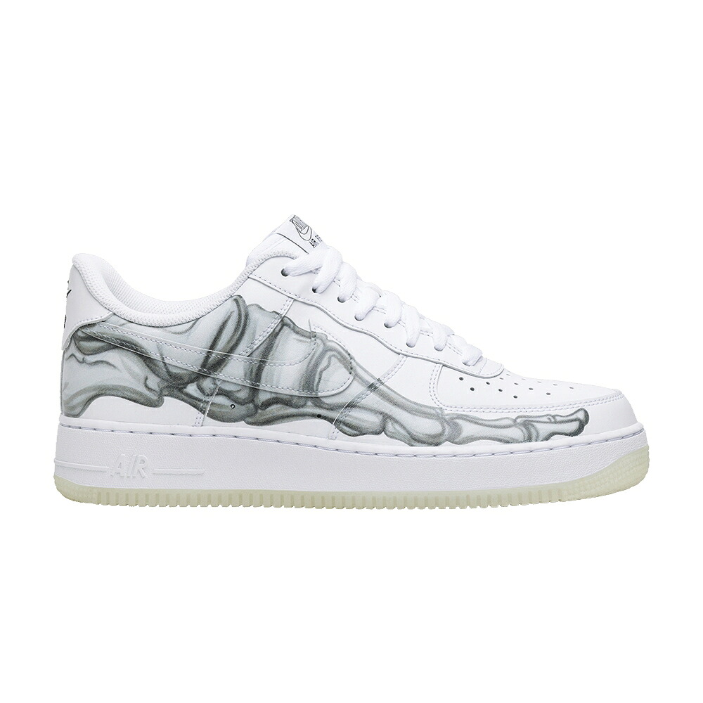 ナイキ 白いこと 白いこと 空軍 \u0027SKELETON\u0027 スニーカー メンズ NIKE AIR FORCE 1 LOW QS / WHITE WHITE WHITE