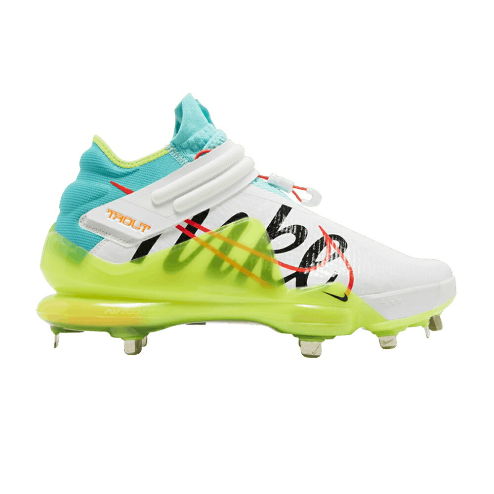 ナイキ ズーム 白色 ホワイト ターボ 緑 グリーン WHITE GREEN スニーカー メンズ NIKE FORCE ZOOM TROUT 7 AURORA / WHITE TURBO GREEN AURORA GREEN