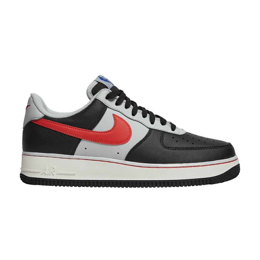 ナイキ 黒色 ブラック 灰色 グレー 赤 レッド エアフォース 07 75TH トレイルブレイザーズ スニーカー メンズ NIKE NBA X AIR FORCE 1 LV8 ANNIVERSARY - TRAIL BLAZERS / BLACK GREY FOG SAIL CHILE RED