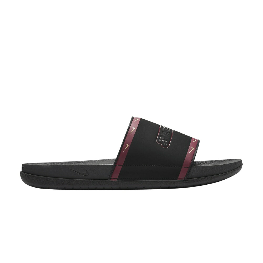 ナイキ サンダル 黒色 ブラック チーム マルーン ゴールド 'フロリダステイト' スニーカー メンズ NIKE OFFCOURT SLIDE 'FLORIDA STATE' / BLACK TEAM MAROON TEAM GOLD
