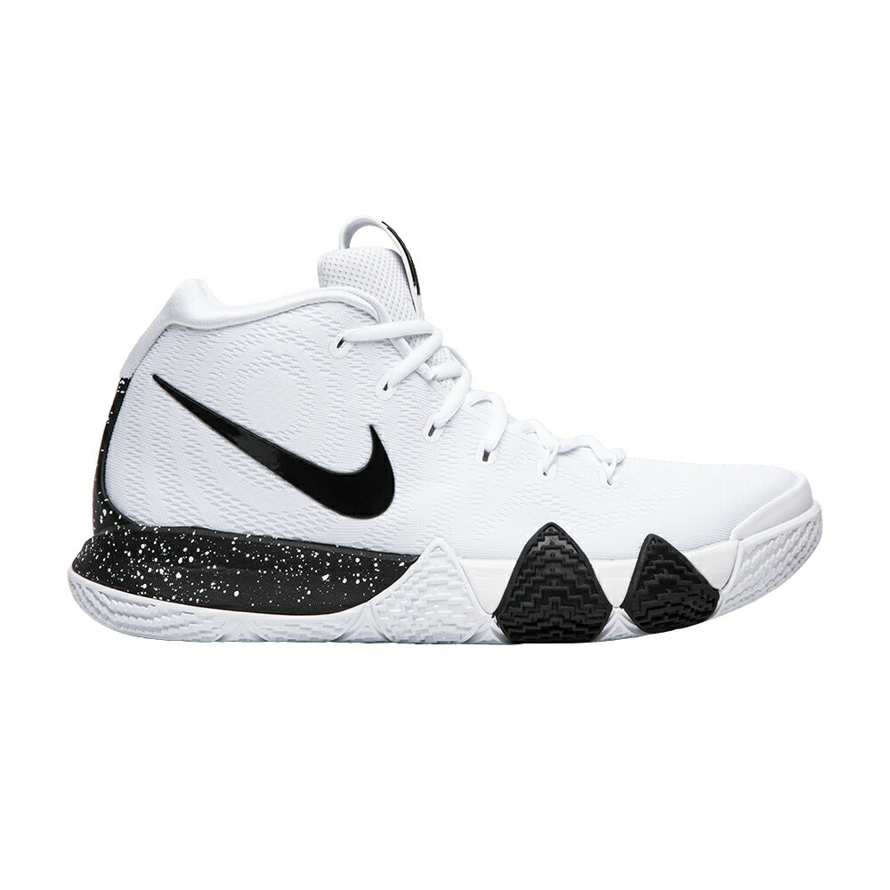 ナイキ カイリー 白色 ホワイト 黒色 ブラック WHITE スニーカー メンズ NIKE KYRIE 4 / WHITE BLACK