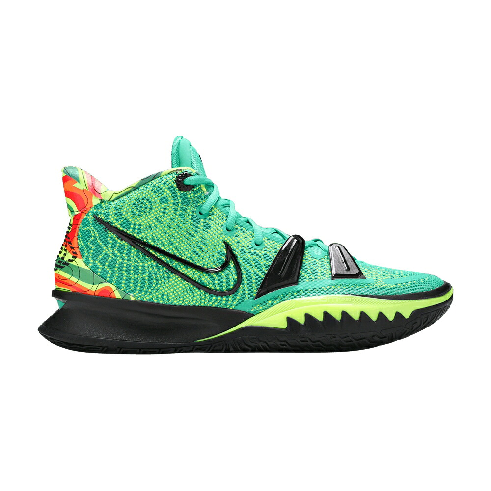 ナイキ カイリー 競技場 緑 緑であること 橙 オレンジ色 \u0027WEATHERMAN\u0027 スニーカー メンズ NIKE KYRIE 7 EP / STADIUM GREEN VOLT TOTAL ORANGE